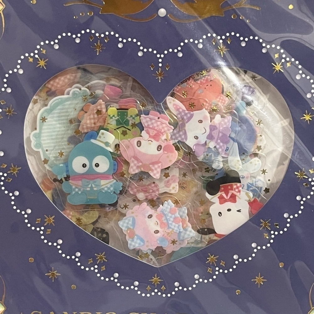 Sanrio Character Sticker Pack -with Gudetama, Usahana, Cogimyun and others - Picture 2 of 6